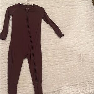 Little Sleepies brown onesie